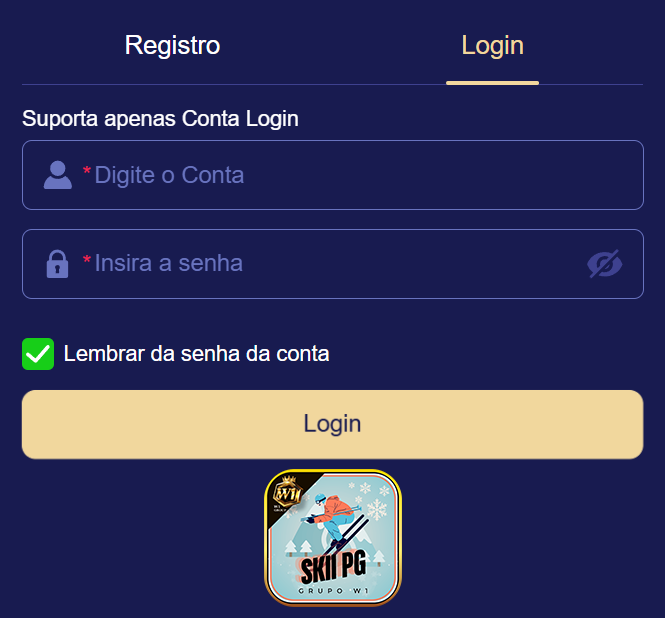 Login seguro na skiipg.com